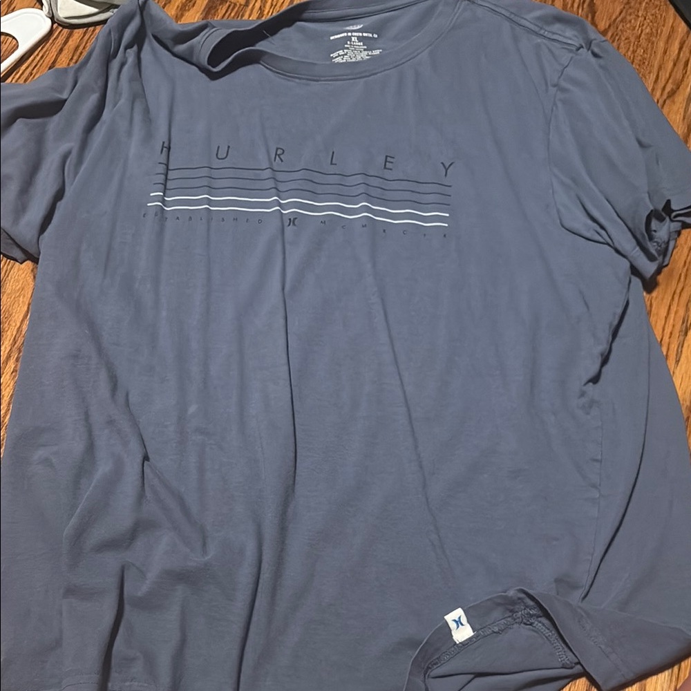 Hurley Men's Slate Gray Short Sleeve Tee